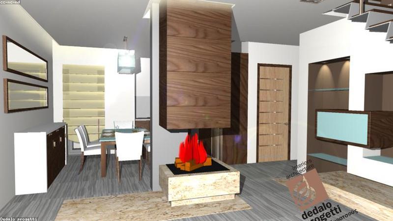 modern minimal home office with a 27 inch 4k monitor and plants